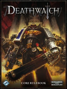 The Deathwatch roleplaying game. Image from Fantasy Flight Games.