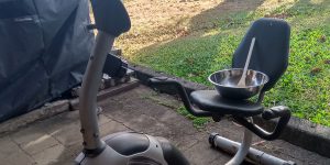 Exercise Bike and Bowl