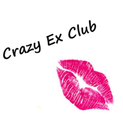 The logo for the Crazy Ex Club Podcast